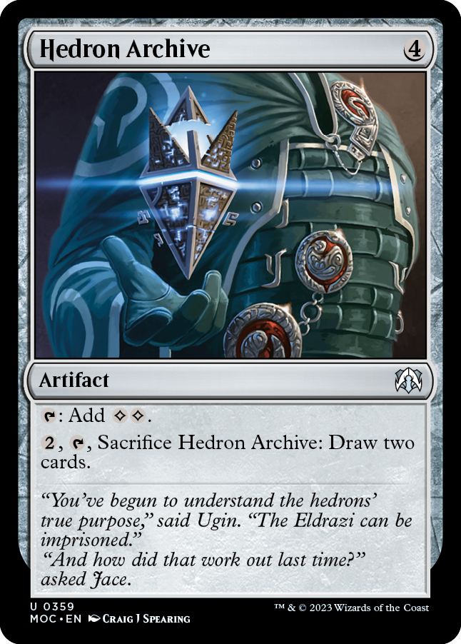 Hedron Archive [March of the Machine Commander] | Galactic Gamez
