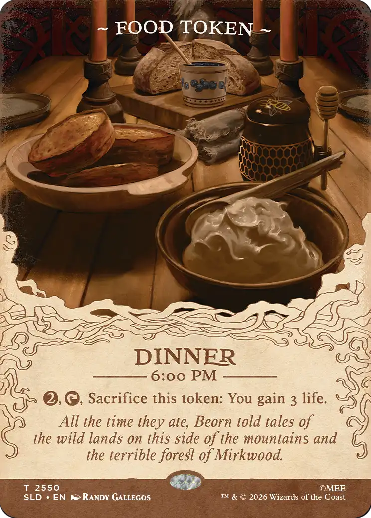 Food Token (2550) [Secret Lair Drop Series] | Galactic Gamez