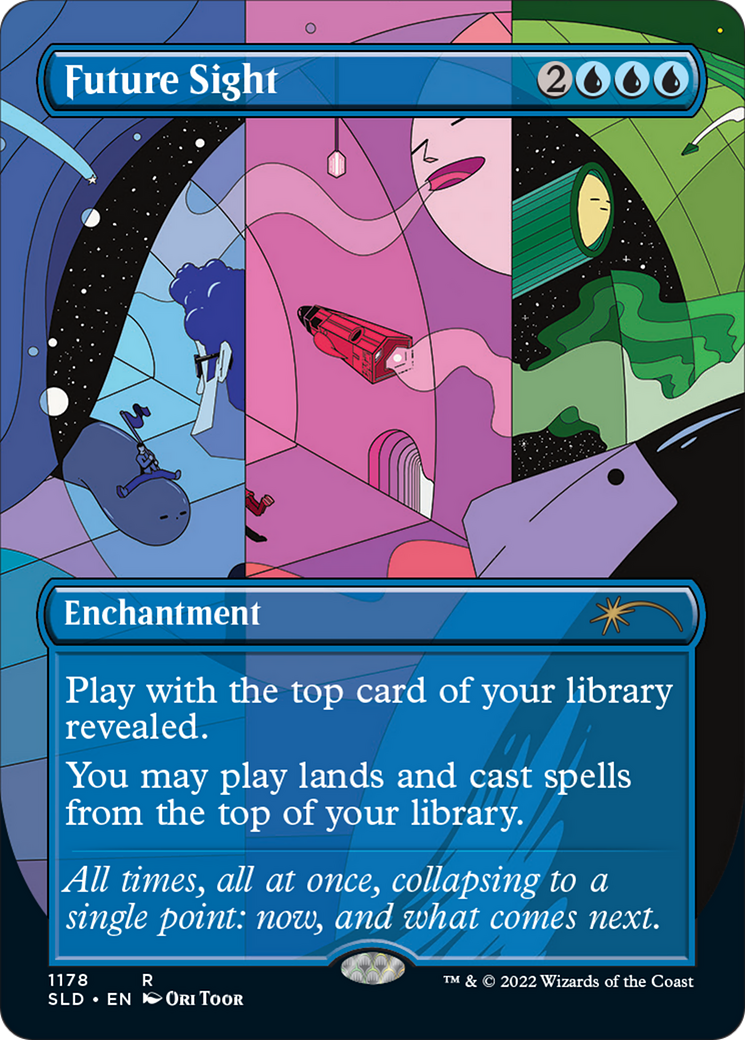 Future Sight (Borderless) [Secret Lair Drop Series] | Galactic Gamez