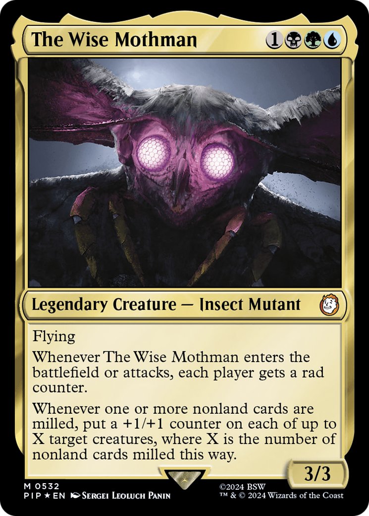 The Wise Mothman (Surge Foil) [Fallout] | Galactic Gamez