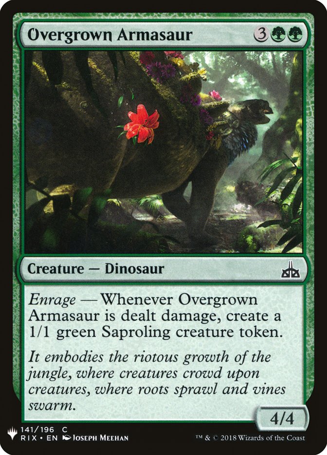 Overgrown Armasaur [Mystery Booster] | Galactic Gamez
