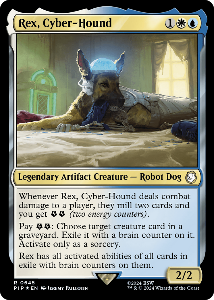 Rex, Cyber-Hound (Surge Foil) [Fallout] | Galactic Gamez