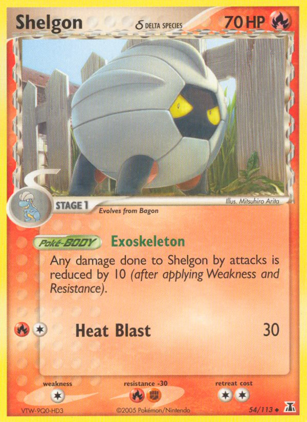Shelgon (54/113) (Delta Species) [EX: Delta Species] | Galactic Gamez