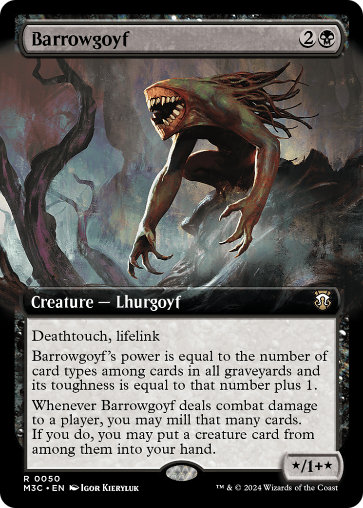 Barrowgoyf (Extended Art) [Modern Horizons 3 Commander] | Galactic Gamez