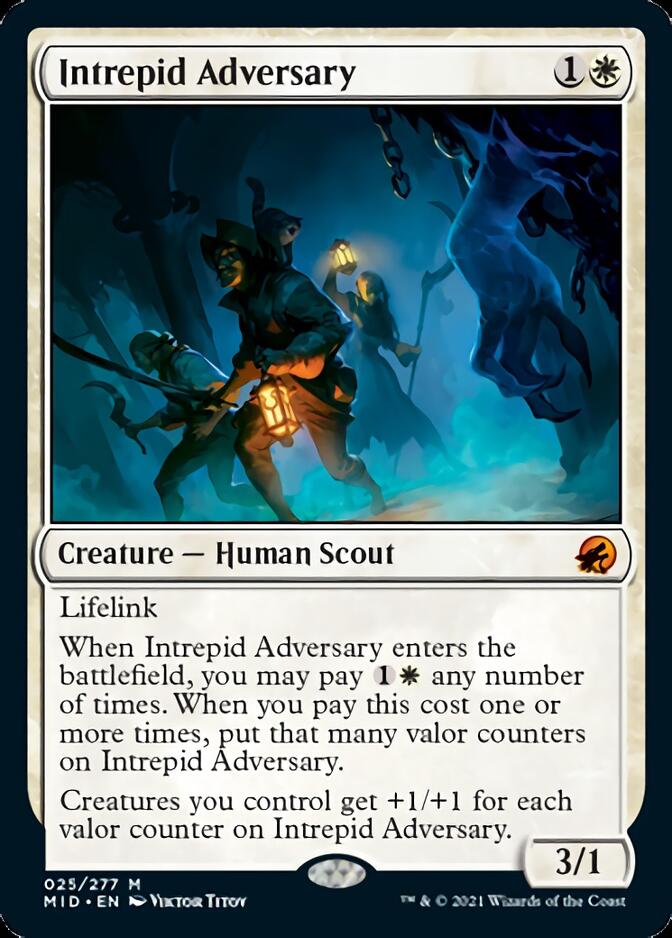 Intrepid Adversary [Innistrad: Midnight Hunt] | Galactic Gamez