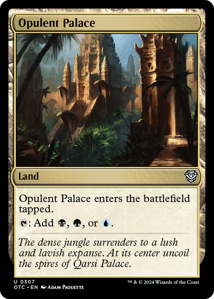 Opulent Palace [Outlaws of Thunder Junction Commander] | Galactic Gamez