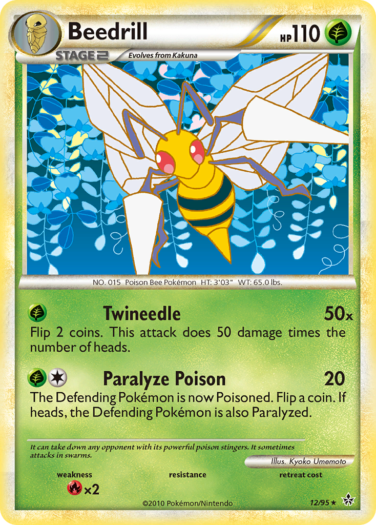 Beedrill (12/95) [HeartGold & SoulSilver: Unleashed] | Galactic Gamez