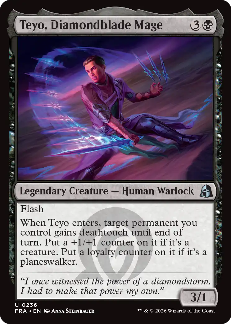 Teyo, Diamondblade Mage [Reality Fracture] | Galactic Gamez