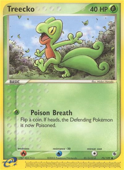 Treecko (75/109) [EX: Ruby & Sapphire] | Galactic Gamez