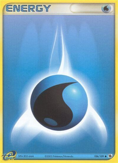 Water Energy (106/109) [EX: Ruby & Sapphire] | Galactic Gamez