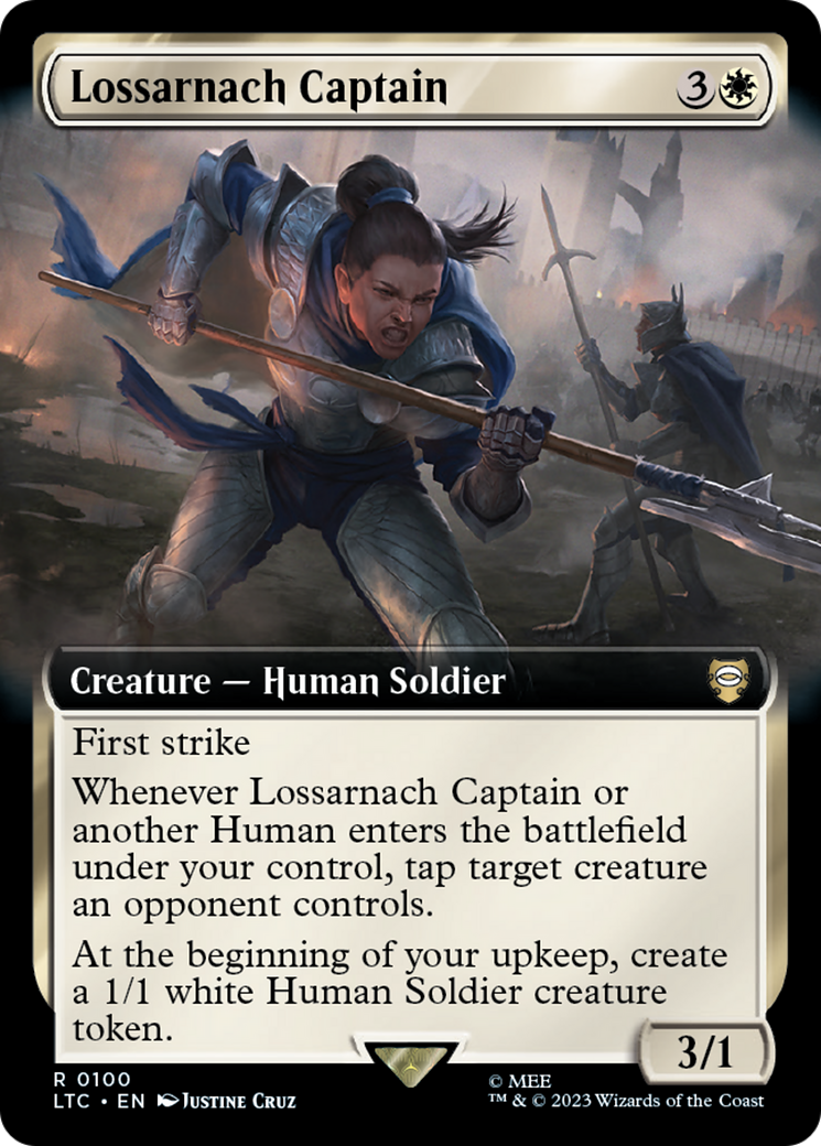 Lossarnach Captain (Extended Art) [The Lord of the Rings: Tales of Middle-Earth Commander] | Galactic Gamez