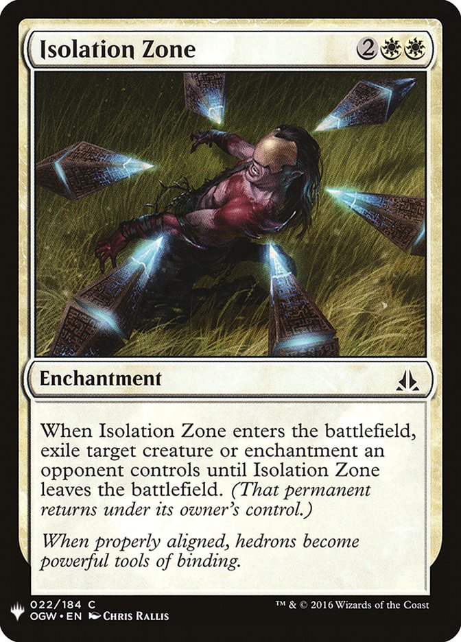 Isolation Zone [Mystery Booster] | Galactic Gamez