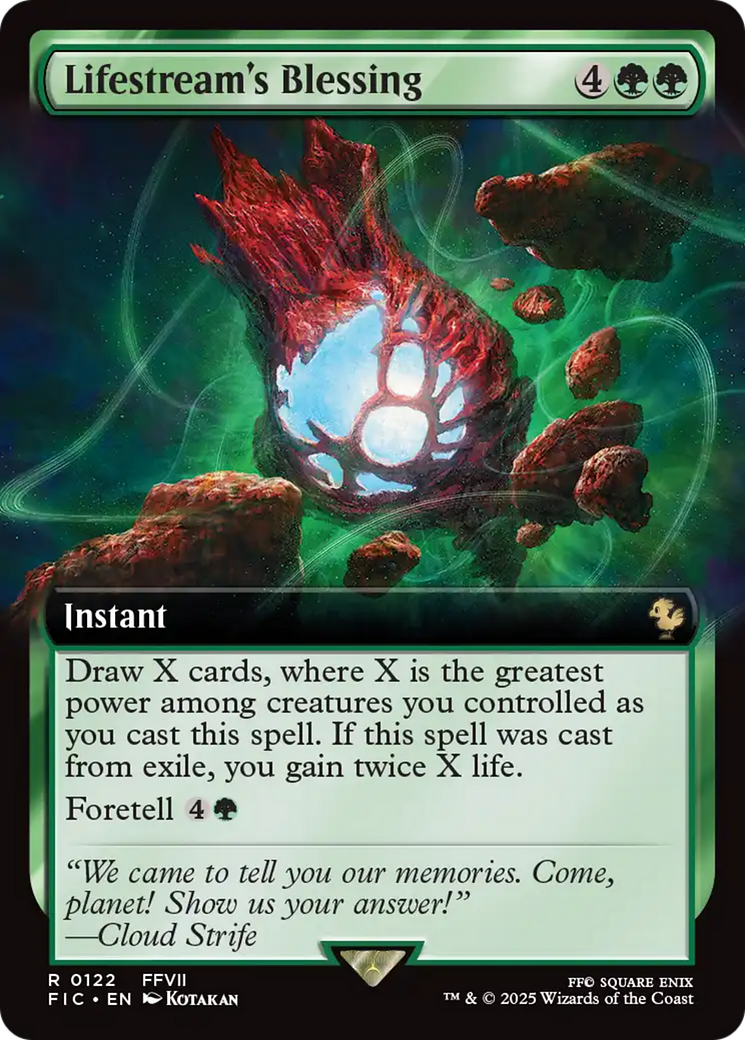 Lifestream's Blessing (Extended Art) [FINAL FANTASY Commander] | Galactic Gamez