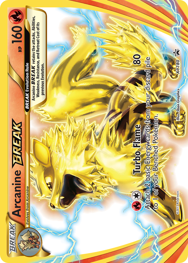 Arcanine BREAK (XY180) [XY: Black Star Promos] | Galactic Gamez