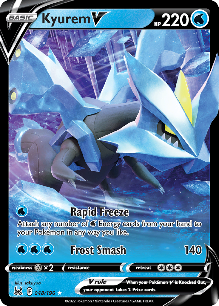 Kyurem V (048/196) (Jumbo Card) [Sword & Shield: Lost Origin] | Galactic Gamez