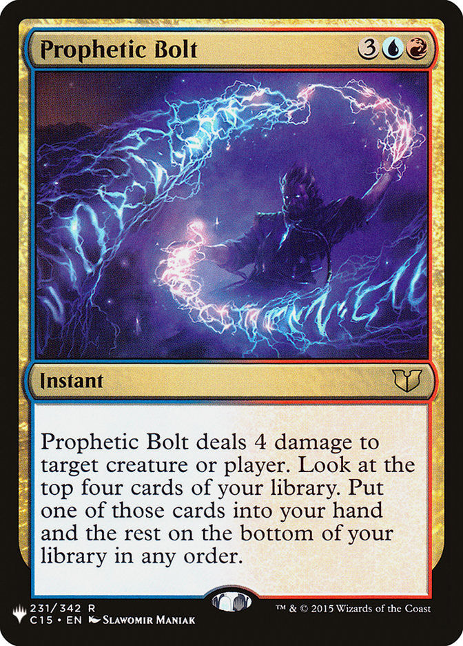Prophetic Bolt [The List] | Galactic Gamez