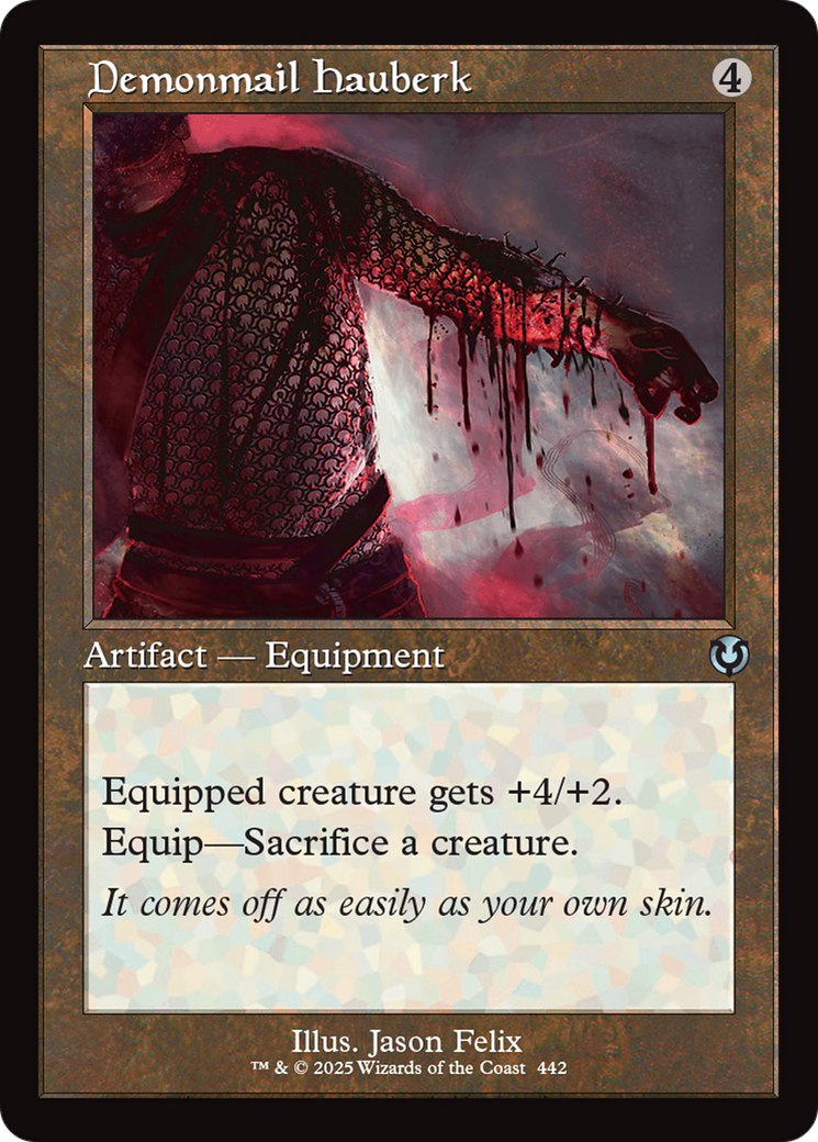 Demonmail Hauberk (Retro Frame) [Innistrad Remastered] | Galactic Gamez