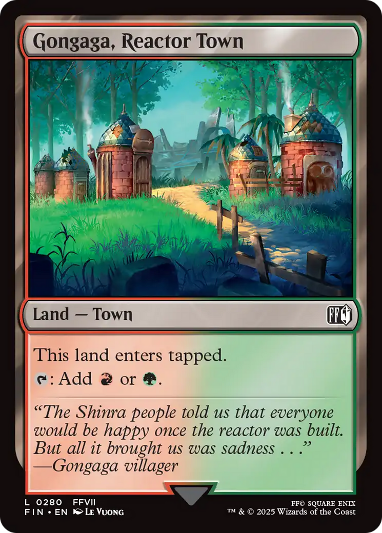 Gongaga, Reactor Town [FINAL FANTASY] | Galactic Gamez