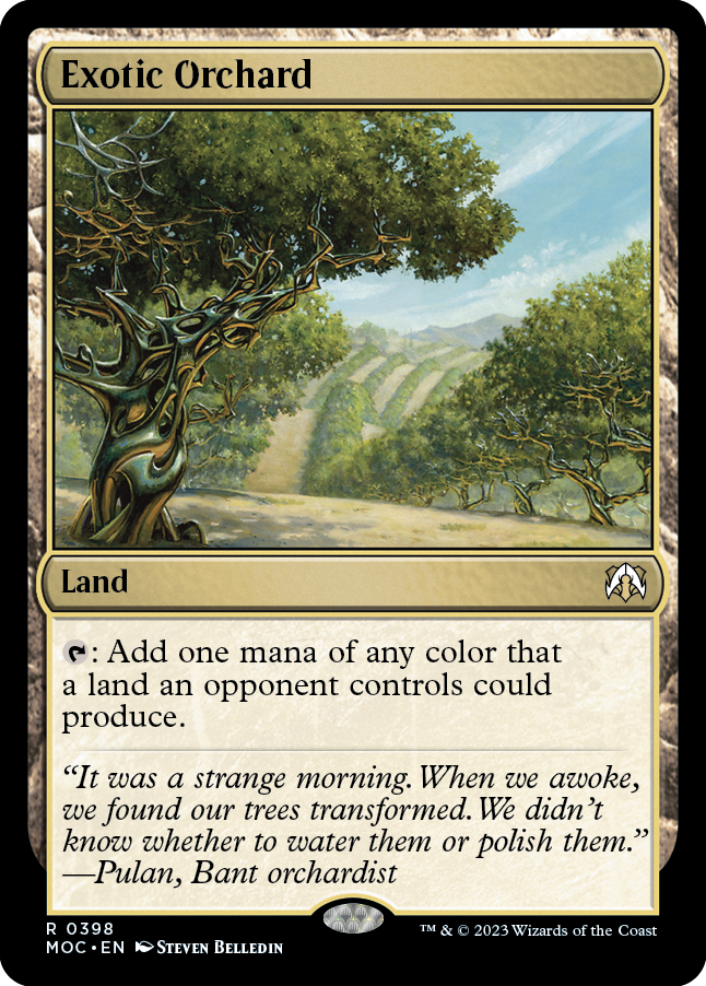 Exotic Orchard [March of the Machine Commander] | Galactic Gamez