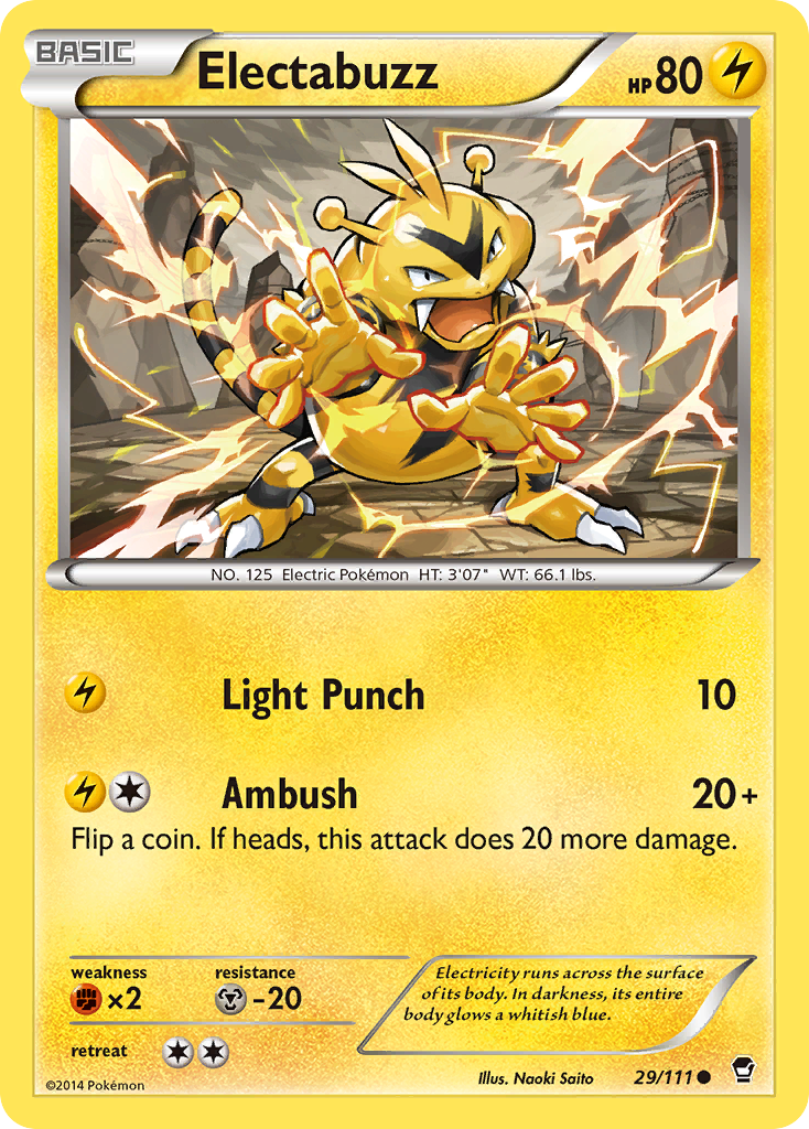 Electabuzz (29/111) [XY: Furious Fists] | Galactic Gamez