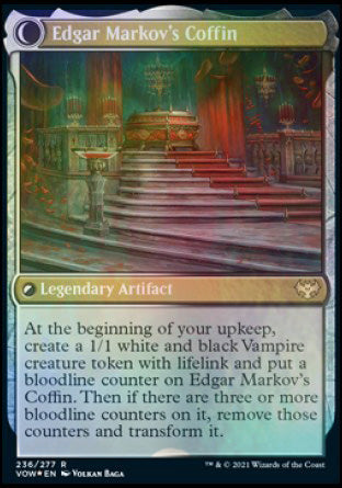 Edgar, Charmed Groom // Edgar Markov's Coffin [Innistrad: Crimson Vow Prerelease Promos] | Galactic Gamez