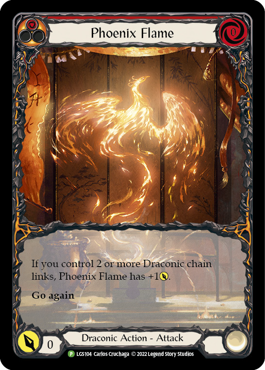 Phoenix Flame [LGS104] (Promo)  Rainbow Foil | Galactic Gamez