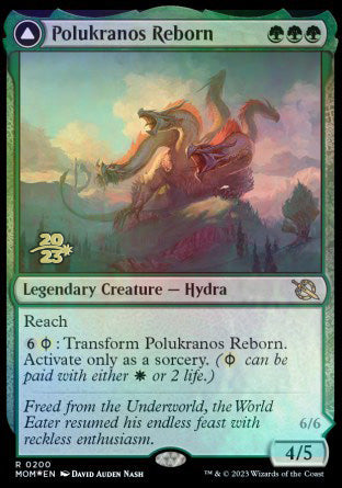 Polukranos Reborn // Polukranos, Engine of Ruin [March of the Machine Prerelease Promos] | Galactic Gamez