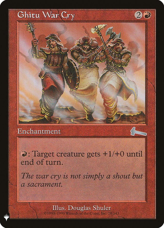Ghitu War Cry [Mystery Booster] | Galactic Gamez