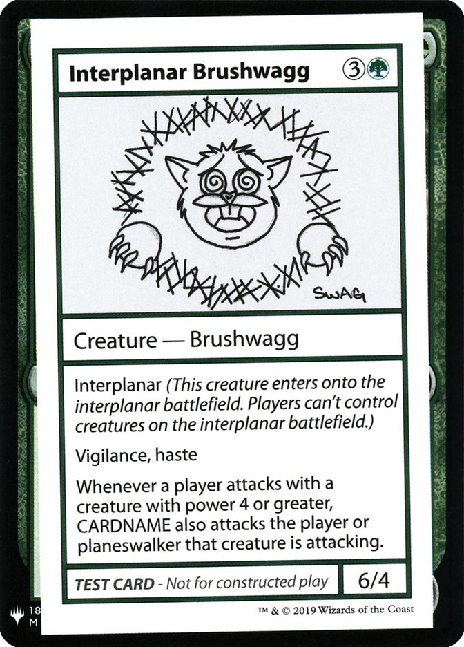 Interplanar Brushwagg [Mystery Booster Playtest Cards] | Galactic Gamez