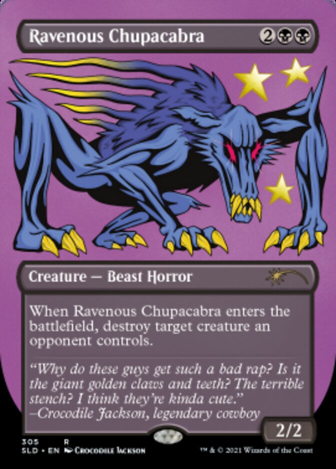 Ravenous Chupacabra (Borderless) (Foil Etched) [Secret Lair Drop Series] | Galactic Gamez