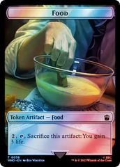 Alien Rhino // Food (0058) Double-Sided Token (Surge Foil) [Doctor Who Tokens] | Galactic Gamez