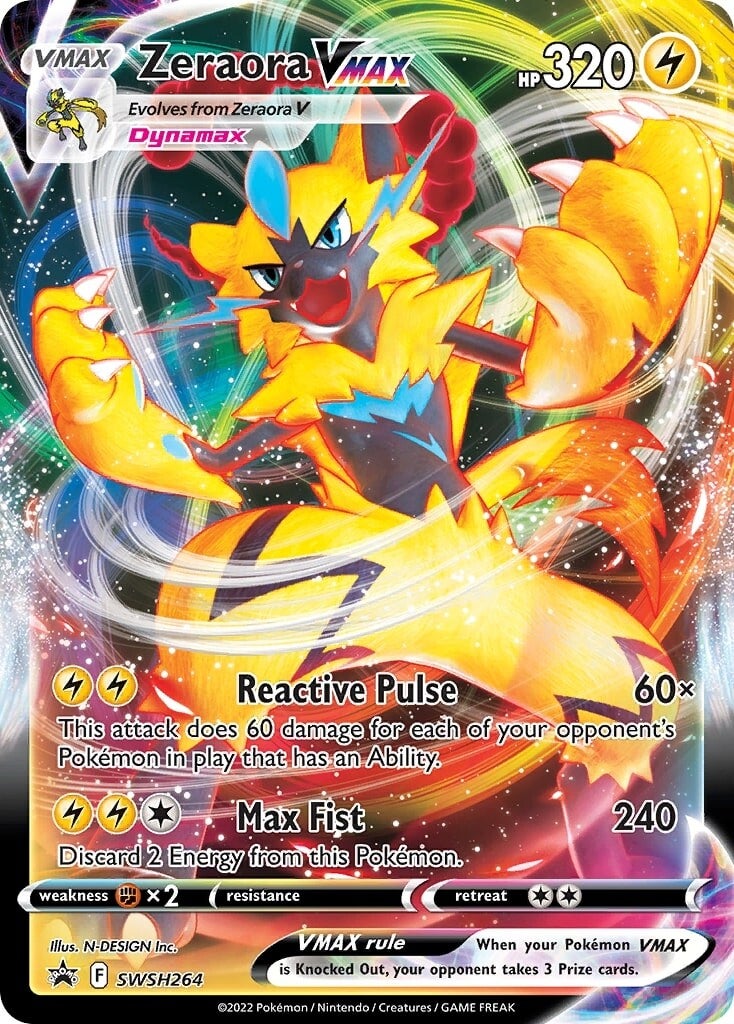 Zeraora VMAX (SWSH264) [Sword & Shield: Black Star Promos] | Galactic Gamez