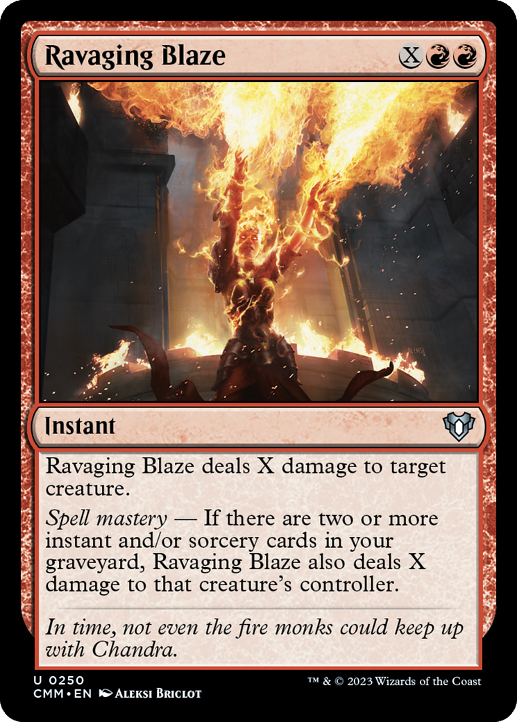 Ravaging Blaze [Commander Masters] | Galactic Gamez