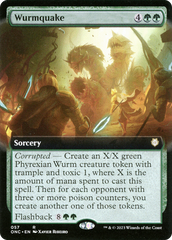 Wurmquake (Extended Art) [Phyrexia: All Will Be One Commander] | Galactic Gamez