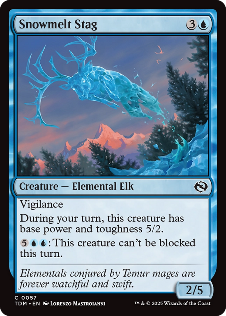 Snowmelt Stag [Tarkir: Dragonstorm] | Galactic Gamez
