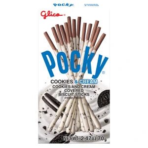Pocky Cookies & Cream Covered Biscuit Sticks | Galactic Gamez