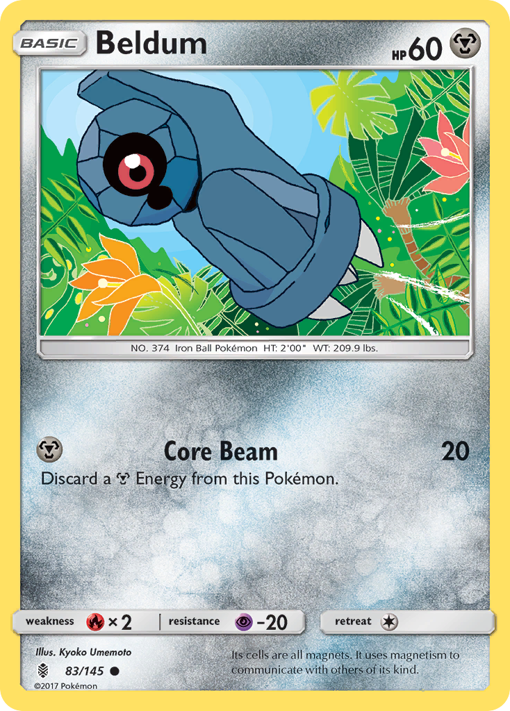 Beldum (83/145) [Sun & Moon: Guardians Rising] | Galactic Gamez