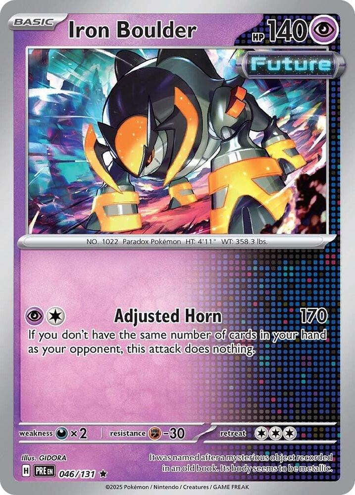 Iron Boulder (046/131) [Scarlet & Violet: Prismatic Evolutions] | Galactic Gamez