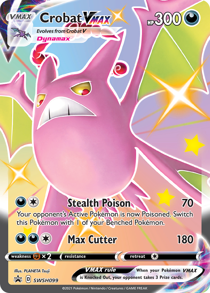 Crobat VMAX (SWSH099) [Sword & Shield: Black Star Promos] | Galactic Gamez