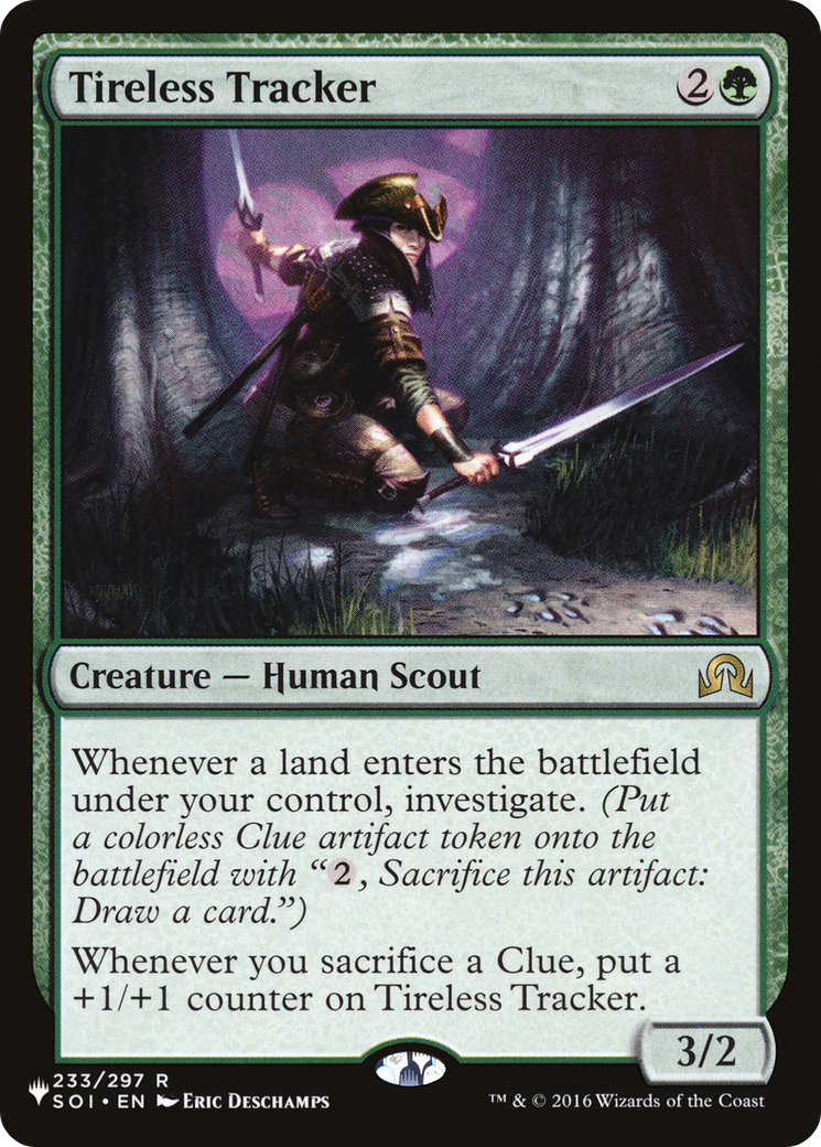Tireless Tracker Art Card [Innistrad Remastered Art Series] | Galactic Gamez