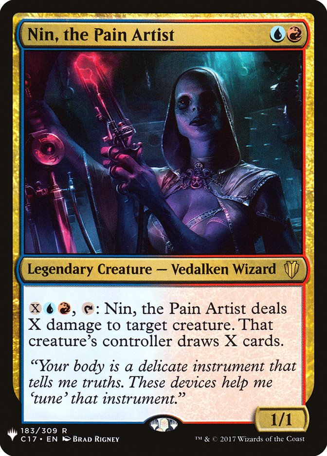 Nin, the Pain Artist [The List] | Galactic Gamez