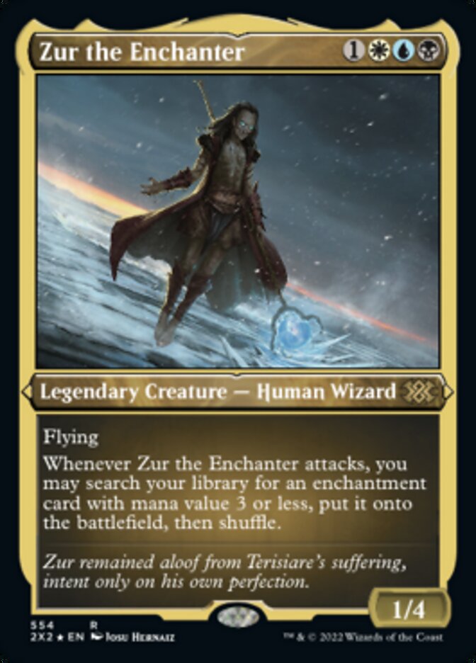 Zur the Enchanter (Foil Etched) [Double Masters 2022] | Galactic Gamez