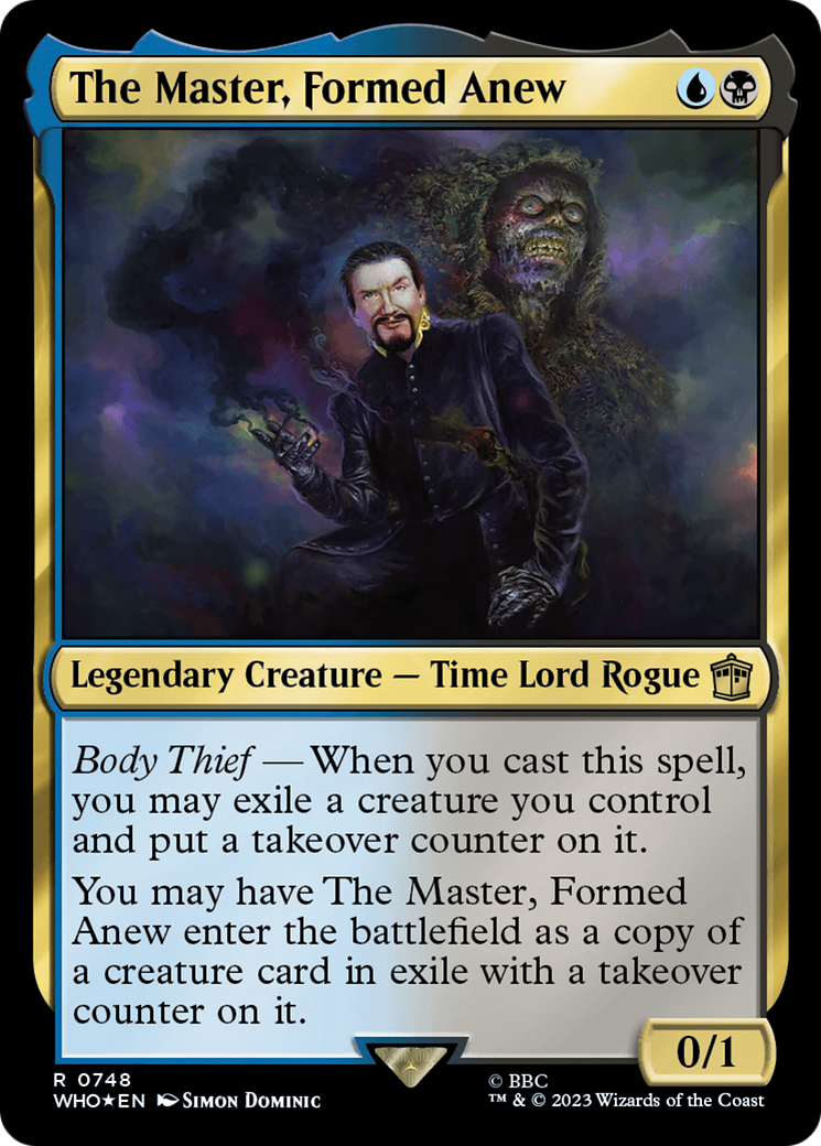 The Master, Formed Anew (Surge Foil) [Doctor Who] | Galactic Gamez