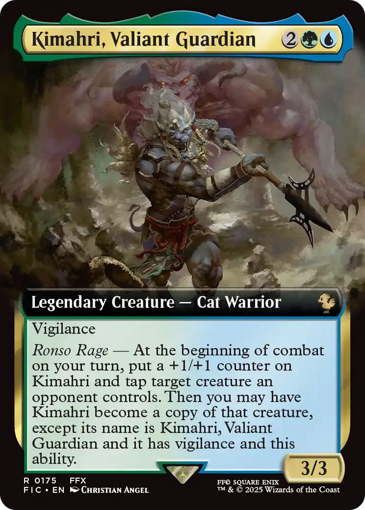 Kimahri, Valiant Guardian (Extended Art) [FINAL FANTASY Commander] | Galactic Gamez