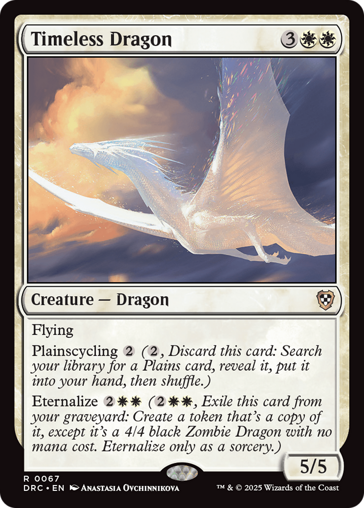 Timeless Dragon [Aetherdrift Commander] | Galactic Gamez