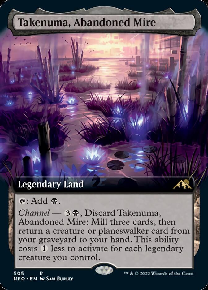 Takenuma, Abandoned Mire (Extended Art) [Kamigawa: Neon Dynasty] | Galactic Gamez