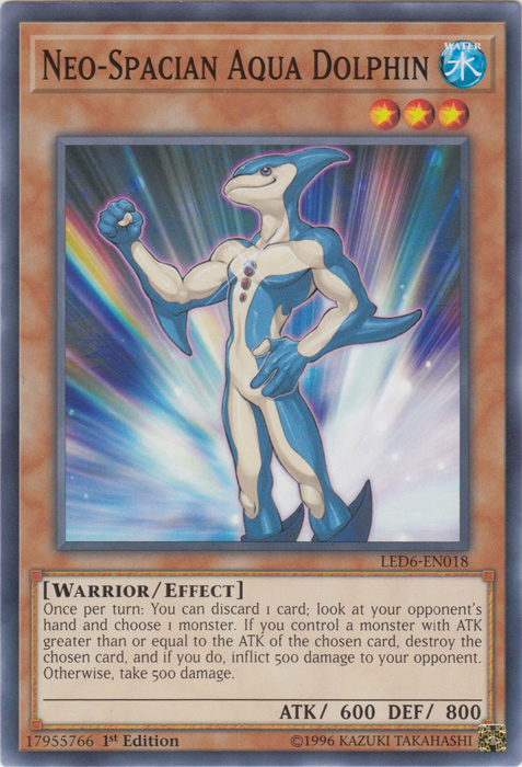 Neo-Spacian Aqua Dolphin [LED6-EN018] Common | Galactic Gamez