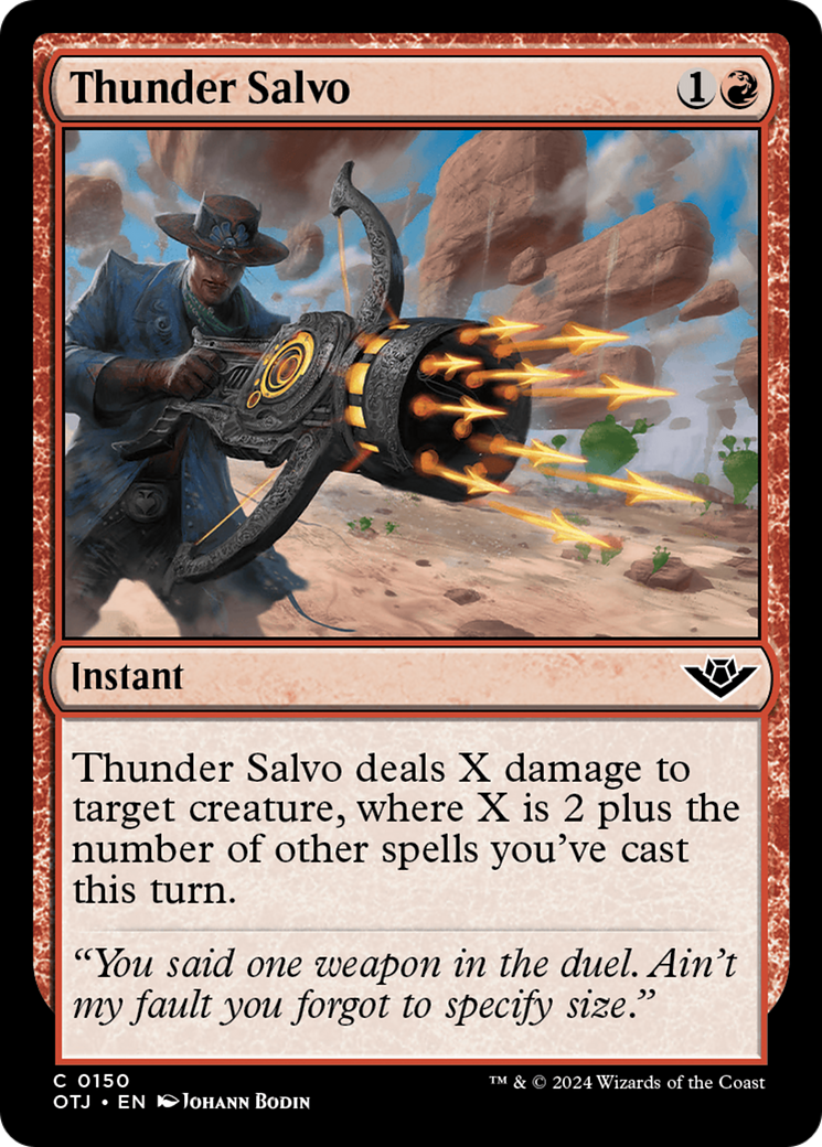Thunder Salvo [Outlaws of Thunder Junction] | Galactic Gamez