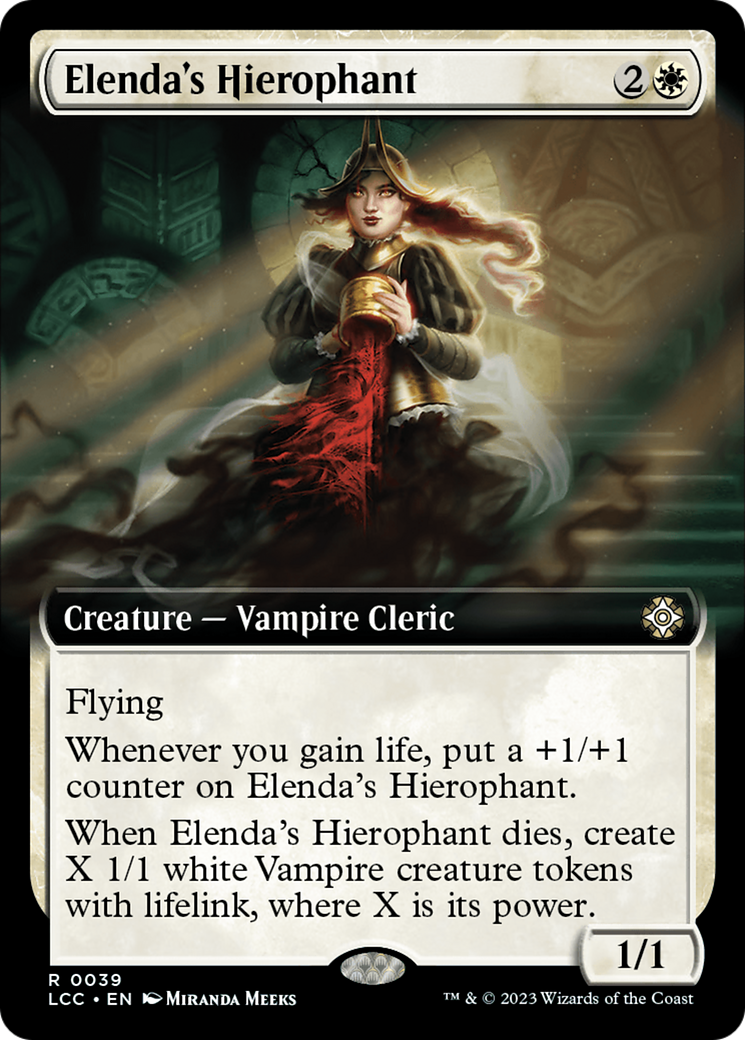 Elenda's Hierophant (Extended Art) [The Lost Caverns of Ixalan Commander] | Galactic Gamez