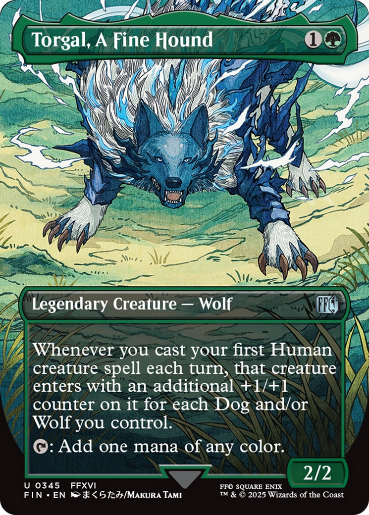 Torgal, A Fine Hound (Borderless) [FINAL FANTASY] | Galactic Gamez